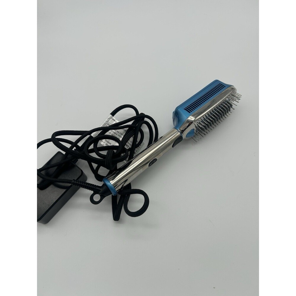 BaBylissPRO CryoCare ColdBrush Hair Styling Brush Blue Silver Professional